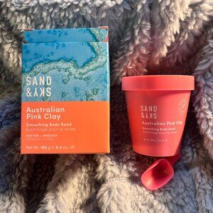 Sand & Sky Australian Pink Clay Smoothing Body Sand NIB 180G